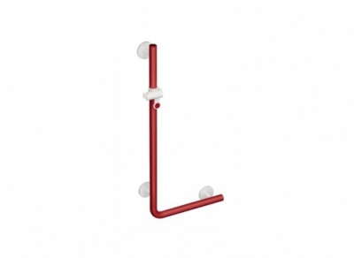 HEWI L-shaped Support Rail with Shower Head Holder